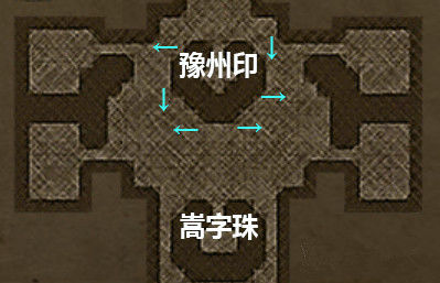 盗墓长生印豫州的石像转动方法