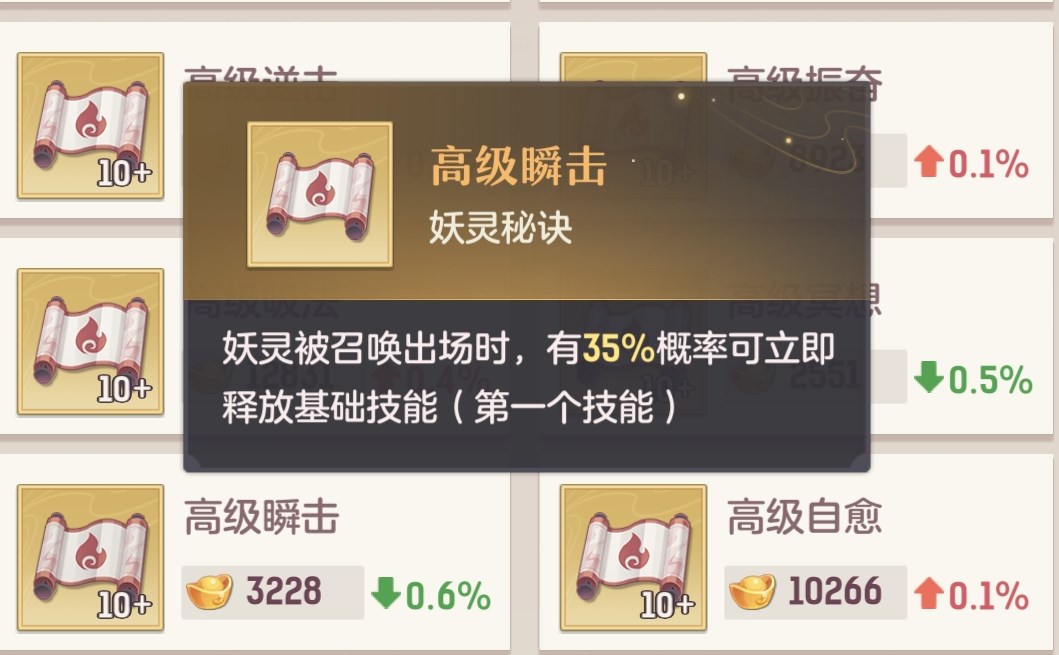 长安幻想宠物高级技能书哪些比较好