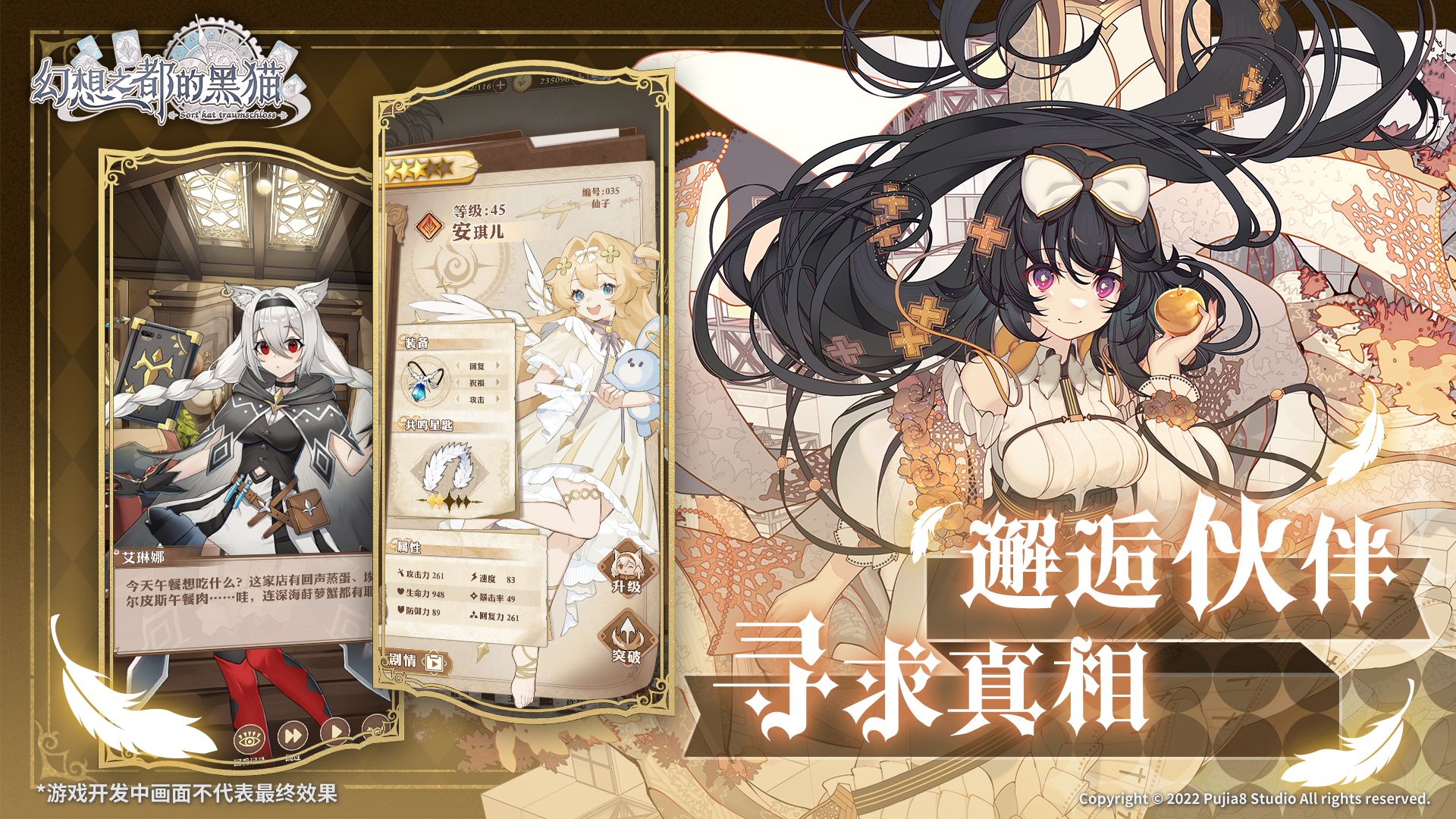 幻想之都的黑猫图片