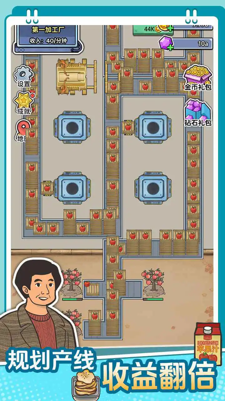 咯咯哒流水线图片