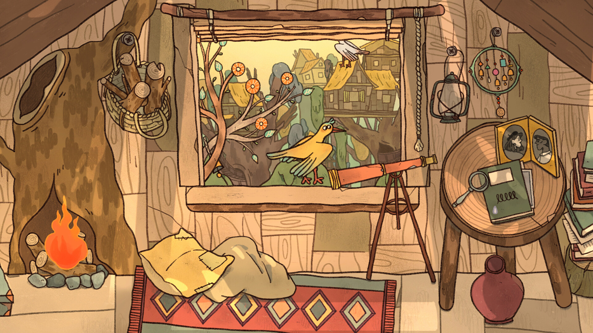 窗台上的蝴蝶图片