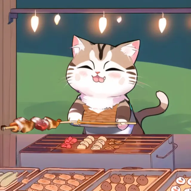 夜市烧烤摊做饭ICON