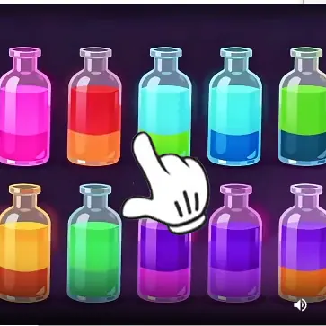 水瓶子倒水游戏ICON
