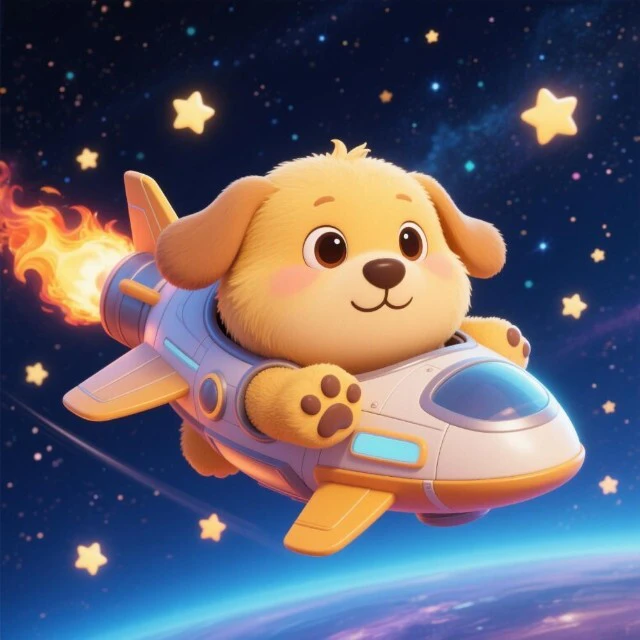 狗狗飞船冲冲冲ICON