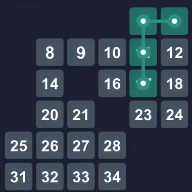 一笔连完数字ICON