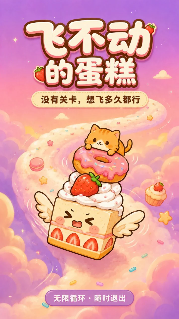 解压之飞不动的蛋糕_3