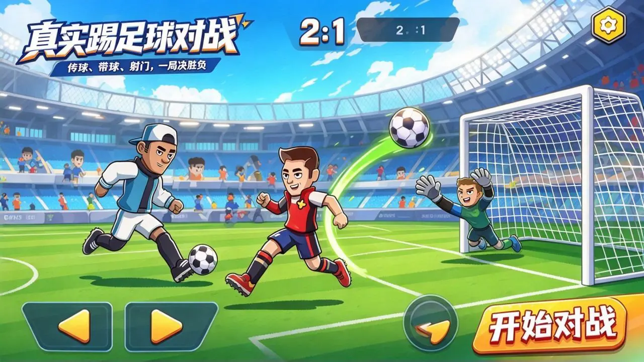 真实踢足球对战_4