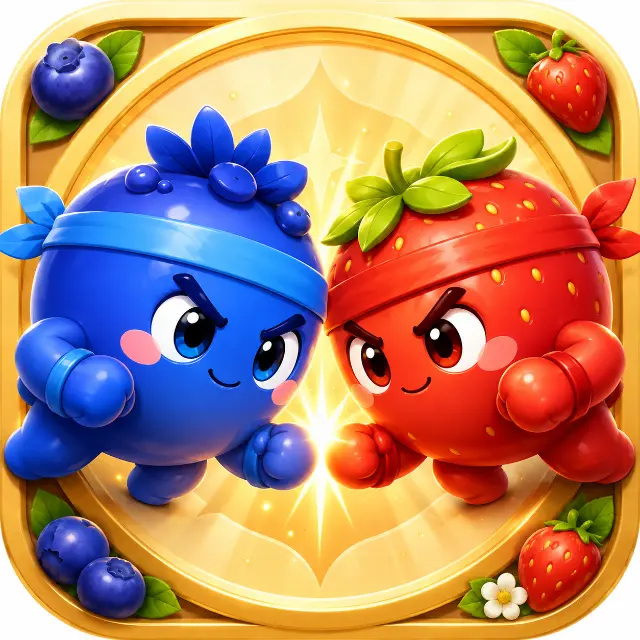 蓝莓战草莓ICON