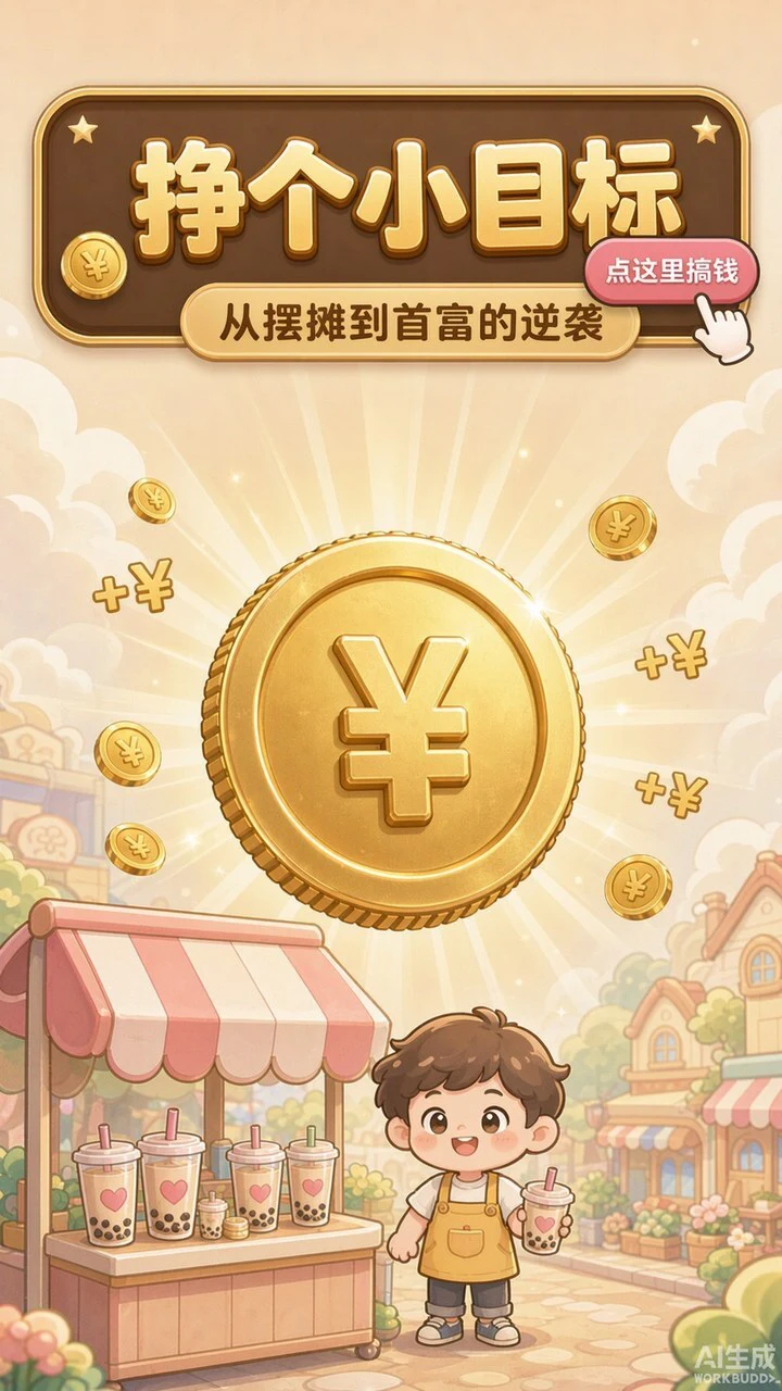 挣个小目标 从摆摊到首富的逆袭_1