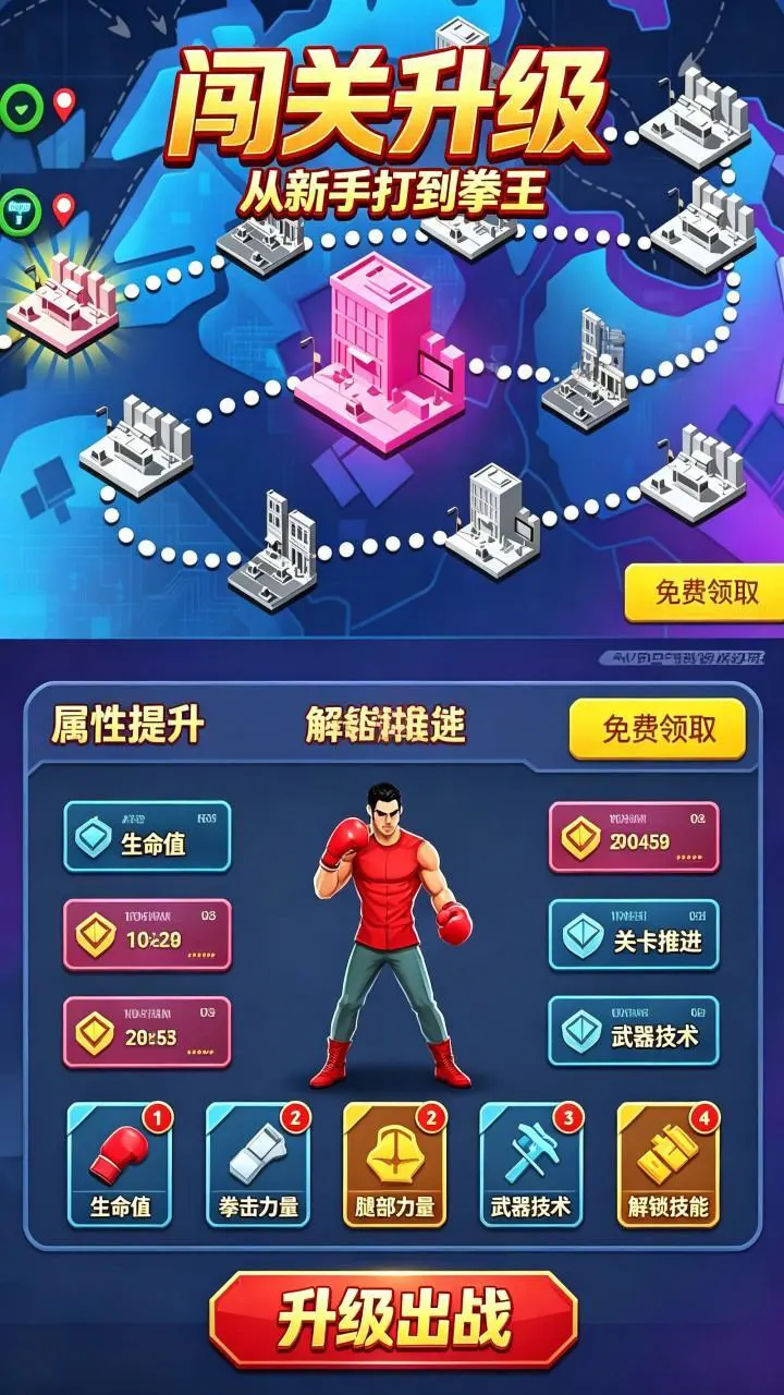 拳王格斗拳击游戏_3