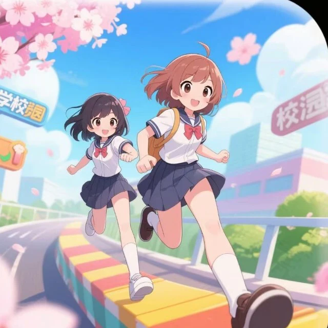 樱花少女跑酷闯关ICON