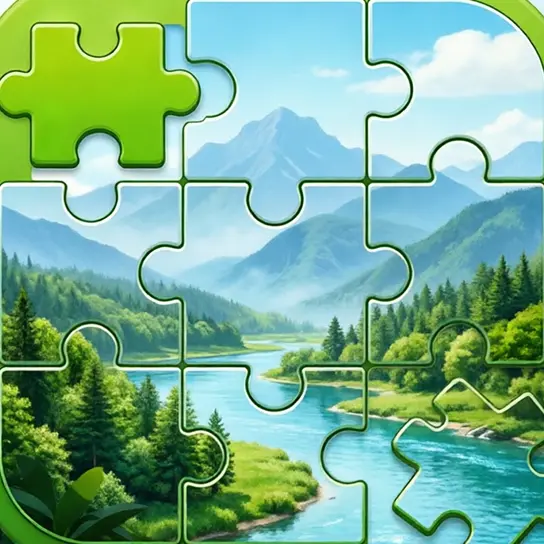 风景拼图ICON
