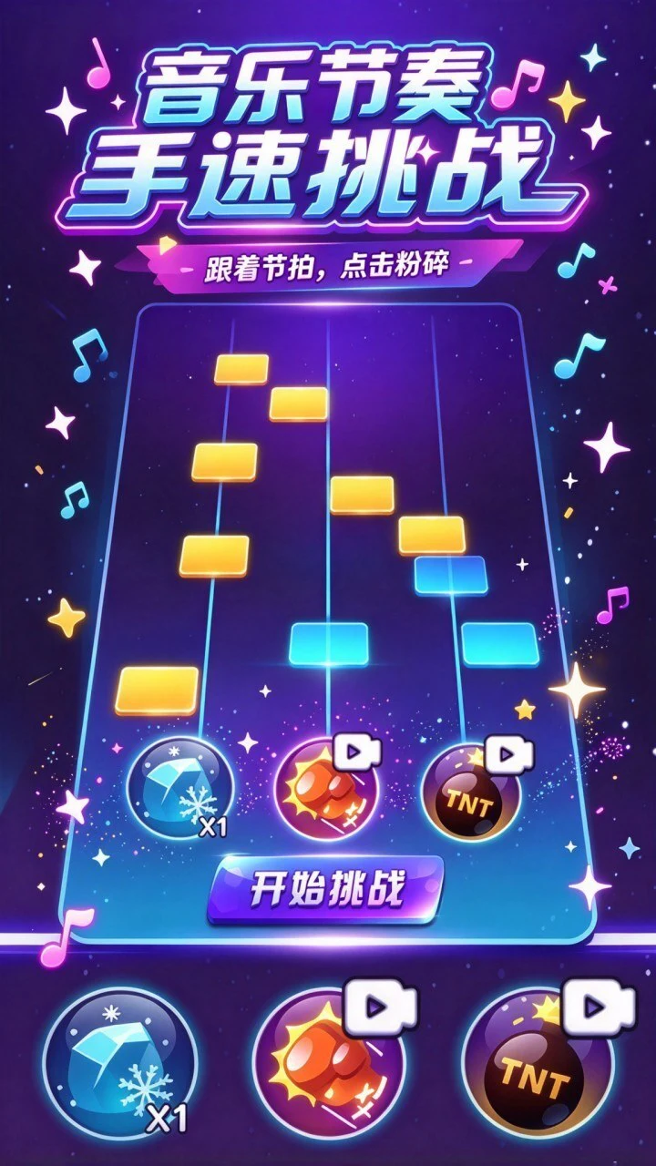 音乐节奏手速挑战_1