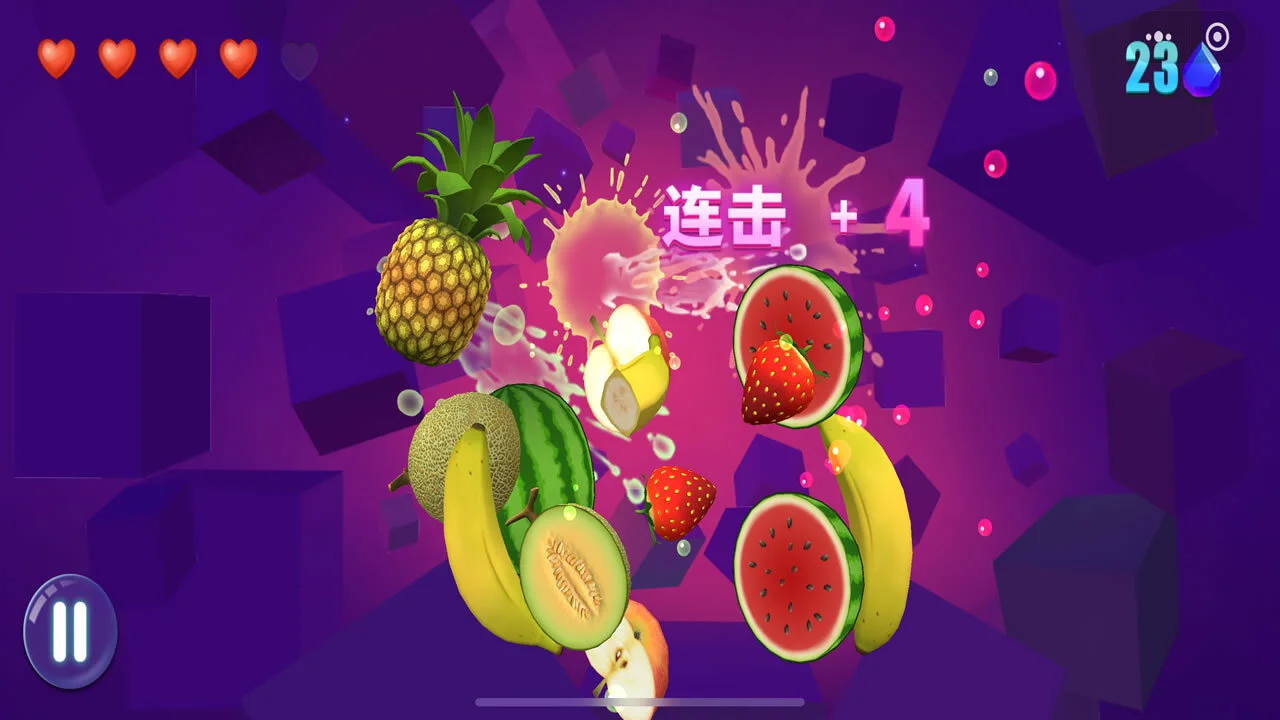 经典切水果解压游戏_2