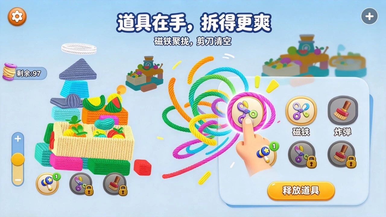 解压拆毛线_5