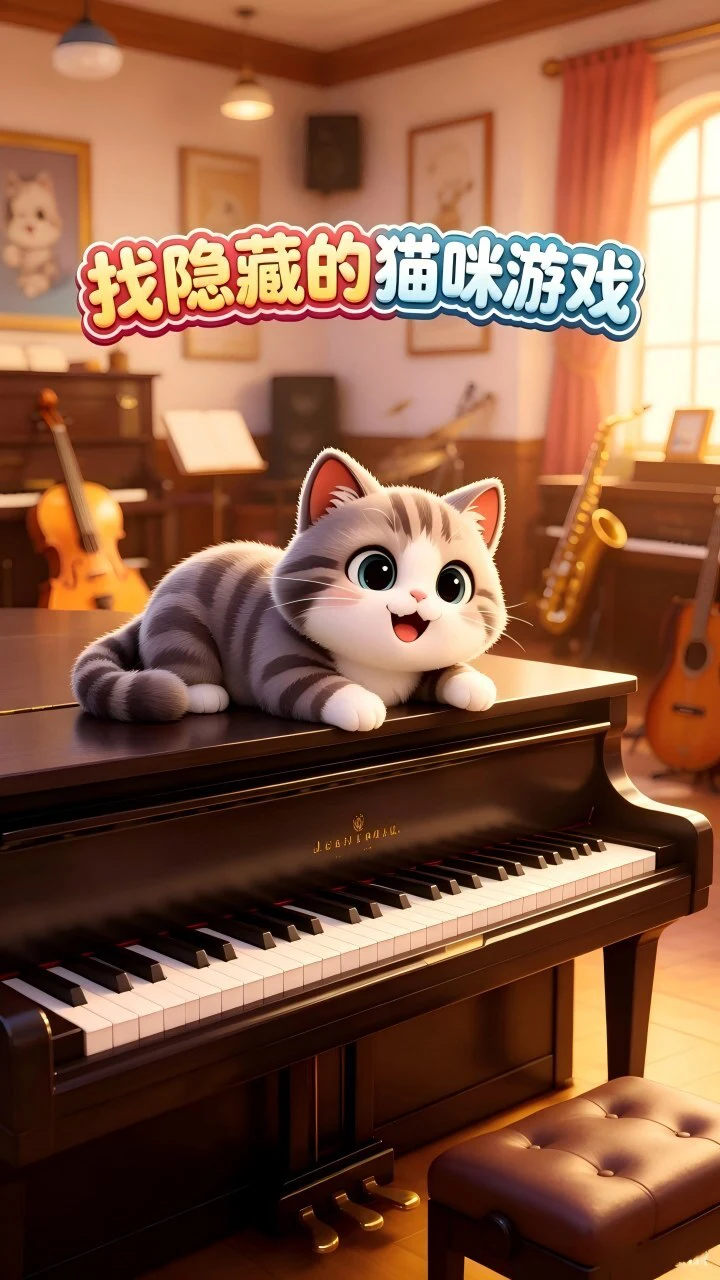 找隐藏的猫咪游戏_3