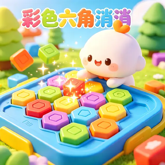 彩色六角消消ICON
