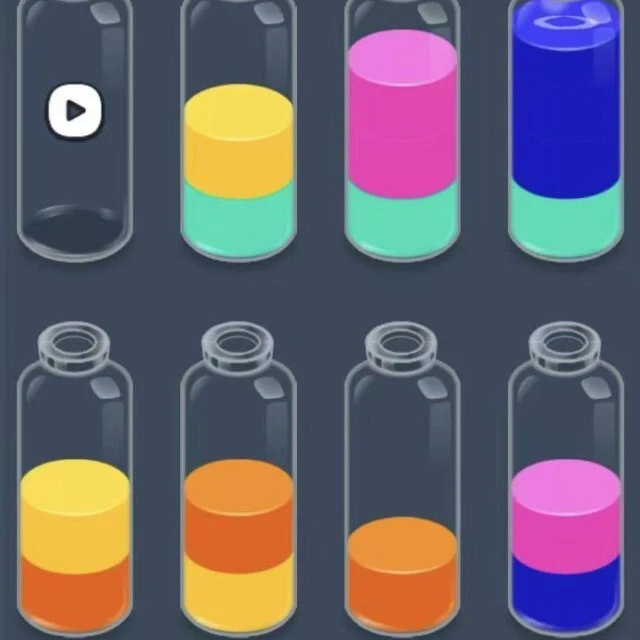排序倒水解压游戏ICON