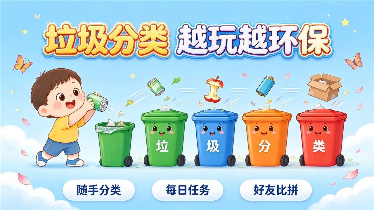 圾太美 垃圾分类游戏_5