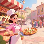 小镇美食街ICON