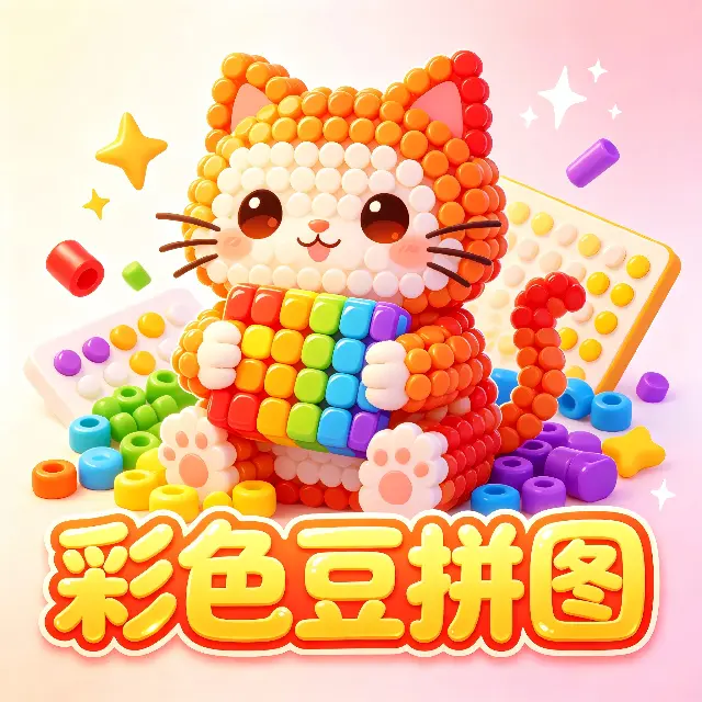 彩色豆拼图ICON