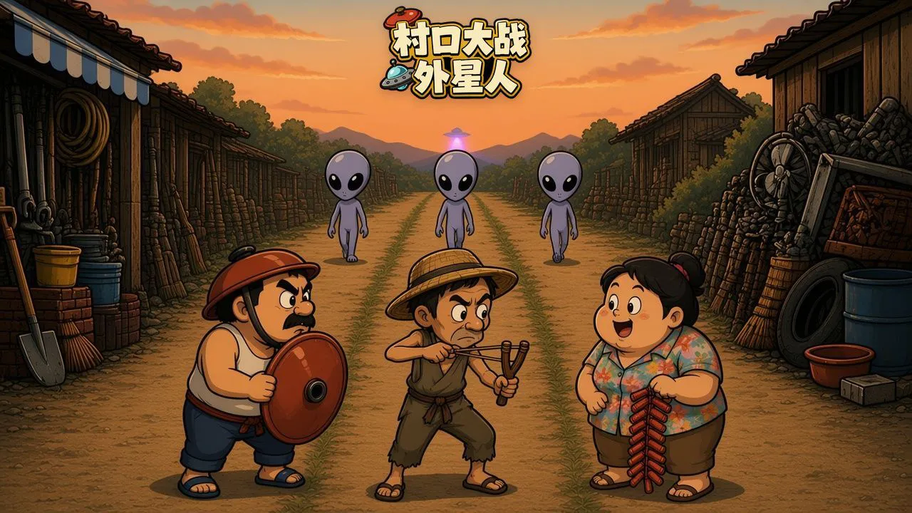村口大战外星人_4