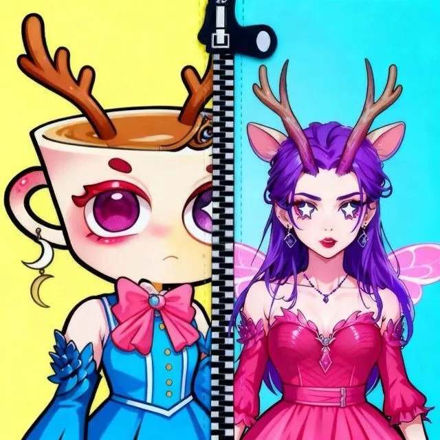 卡通贴纸休闲小游戏ICON