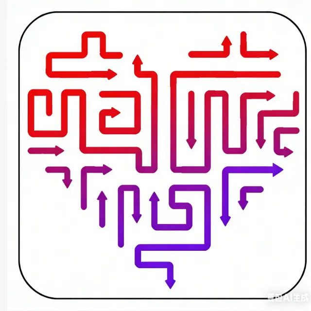 彩色箭头迷宫闯关ICON
