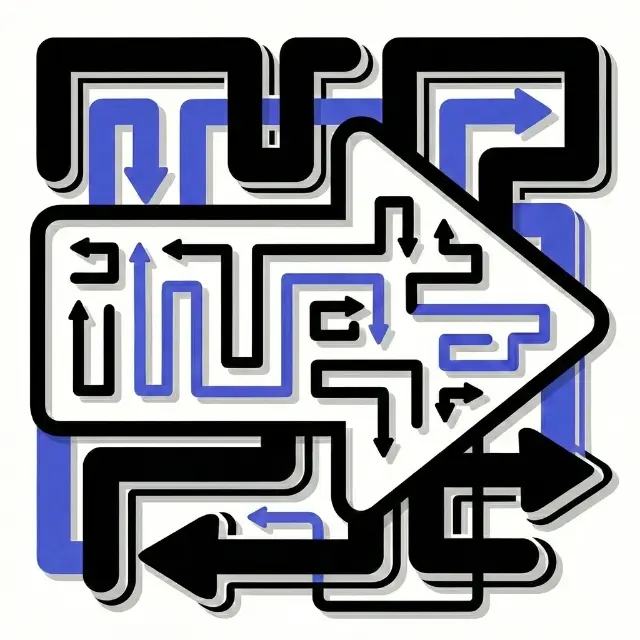会拐弯箭头ICON