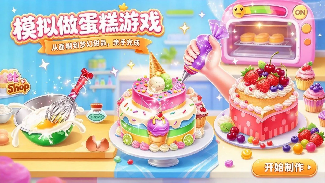 模拟做蛋糕游戏_4