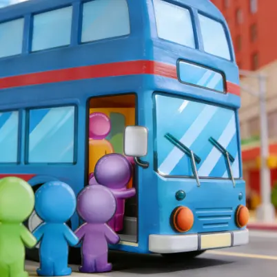 经典小人上车游戏ICON