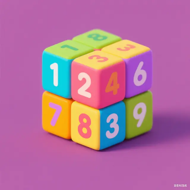 数字益智小方块ICON