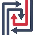 箭头能拐弯ICON