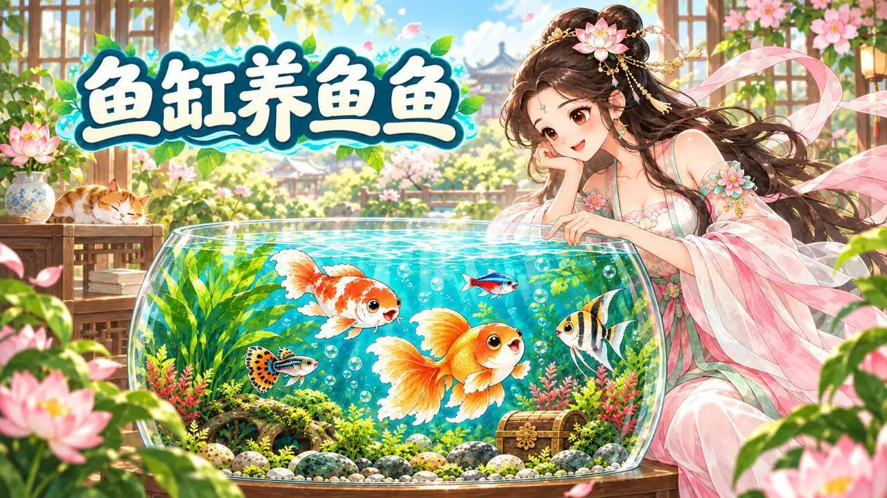 鱼缸养鱼鱼鱼_6