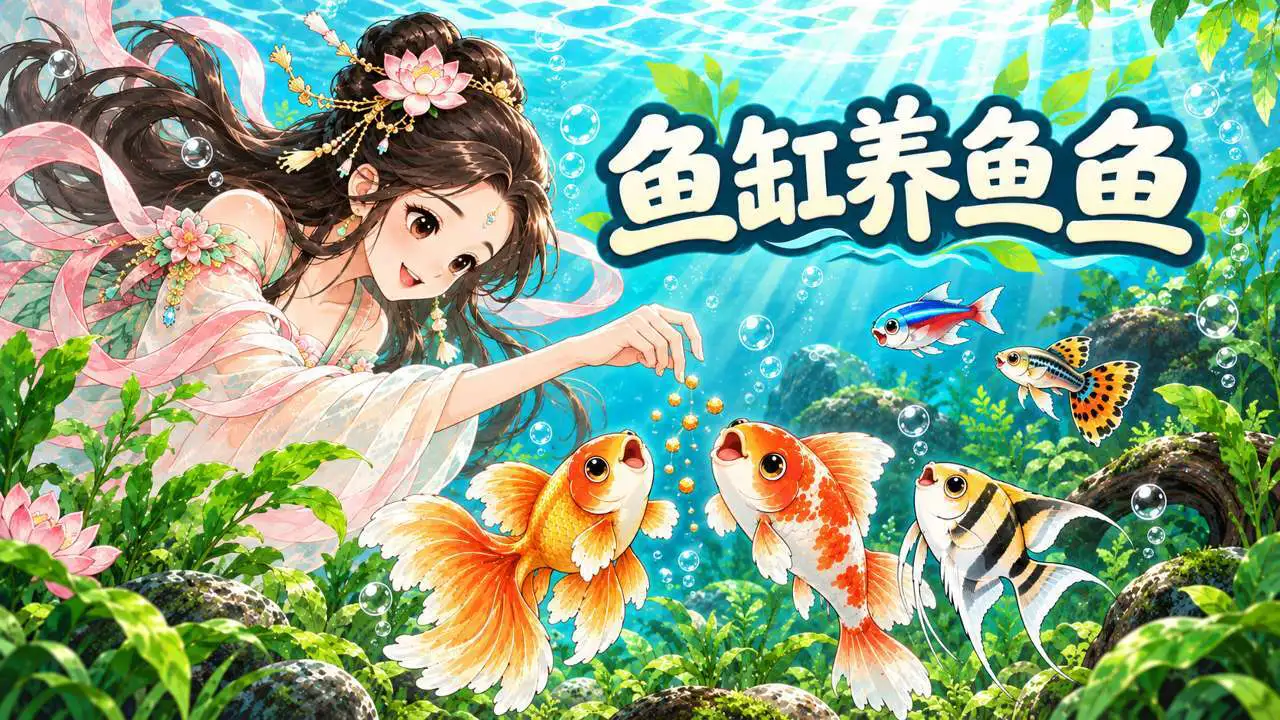 鱼缸养鱼鱼鱼_5