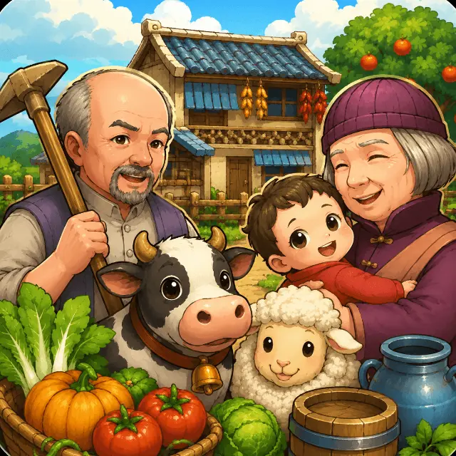 外婆小农院ICON