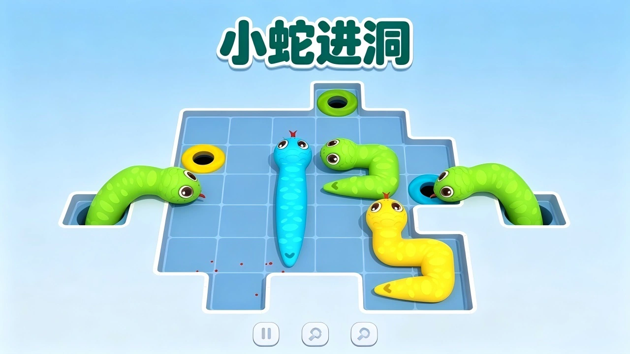 小蛇进洞_4