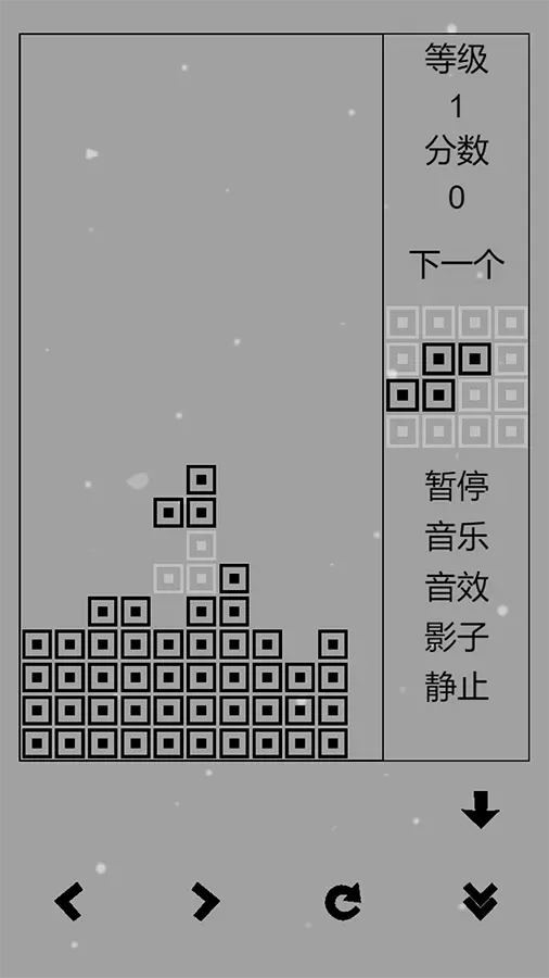俄罗斯方块黑白版_2
