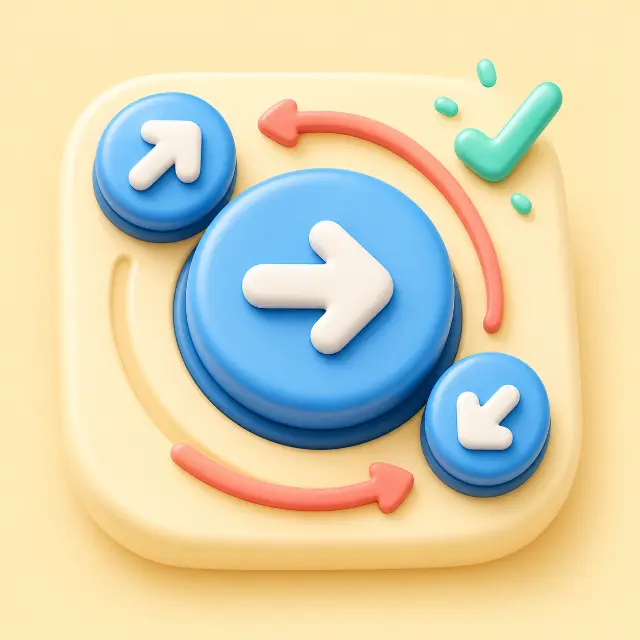 箭头转呀转ICON