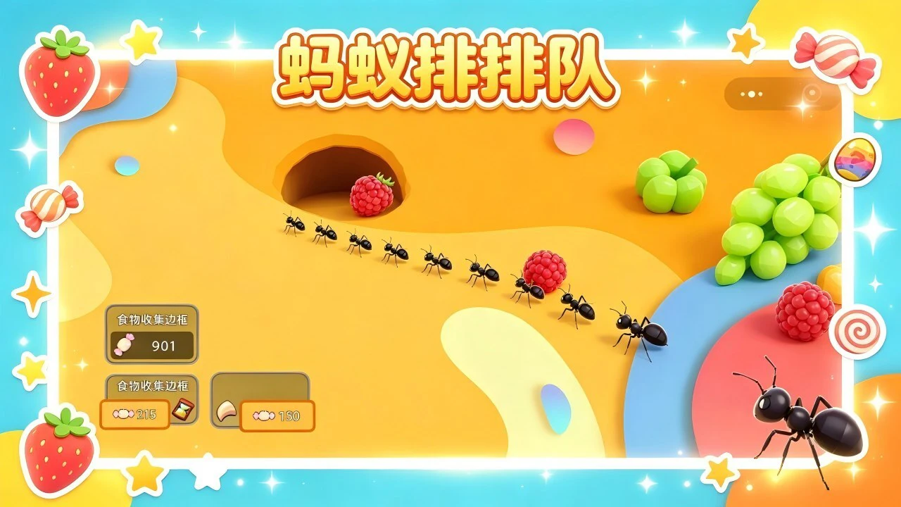 蚂蚁排排队_4