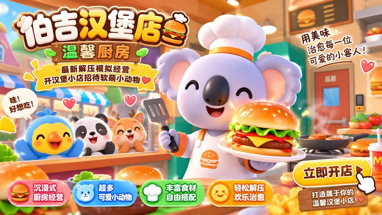 伯吉汉堡店-温馨厨房_6