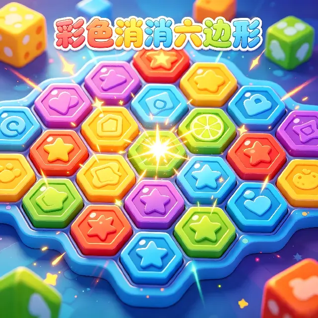 彩色消消六边形ICON