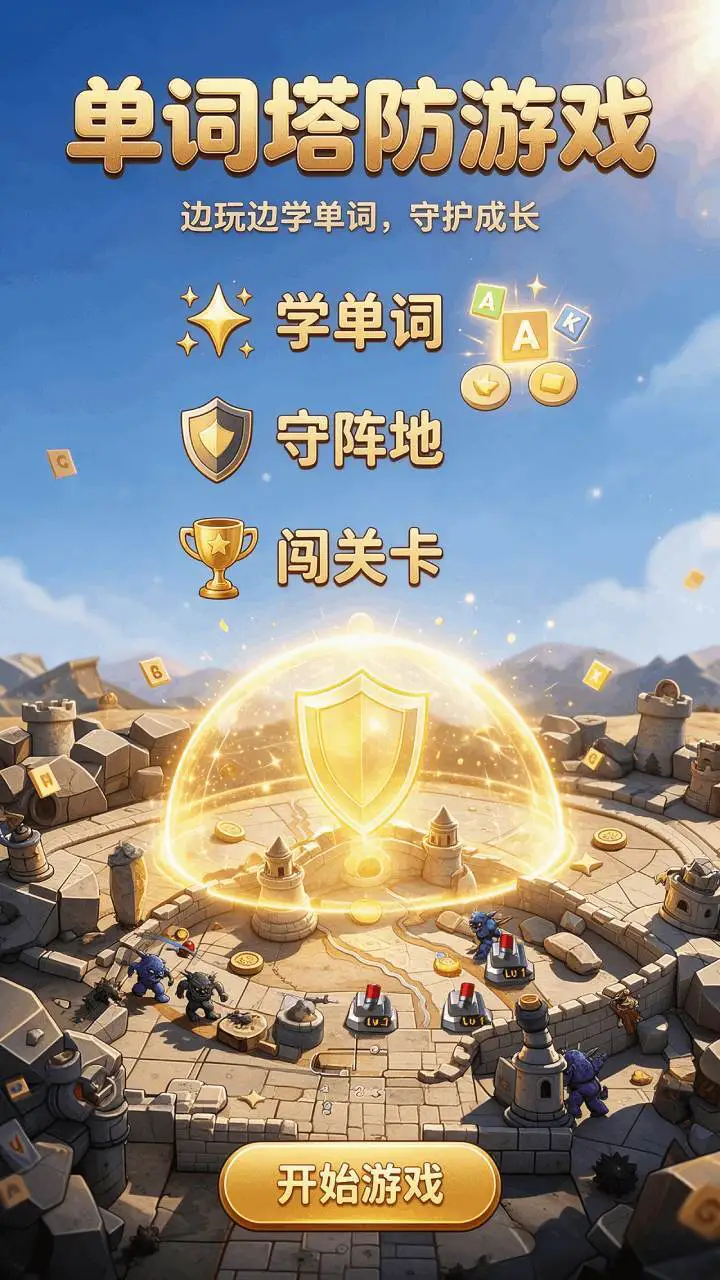 单词塔防游戏_1