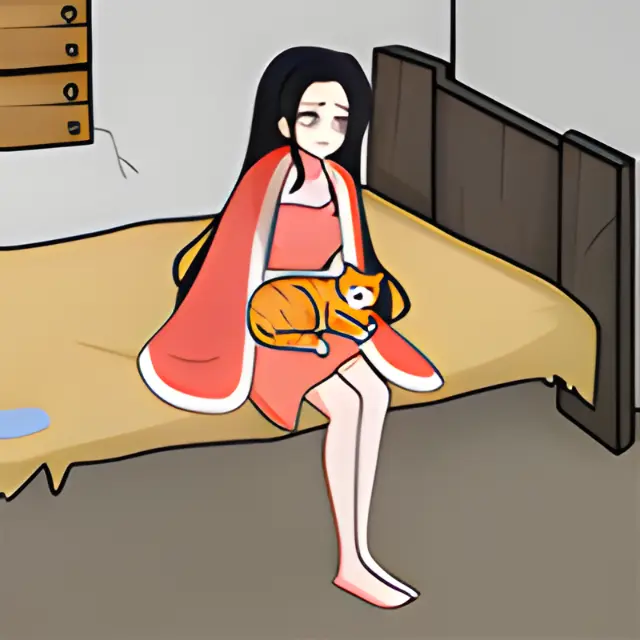 美女破屋取暖ICON
