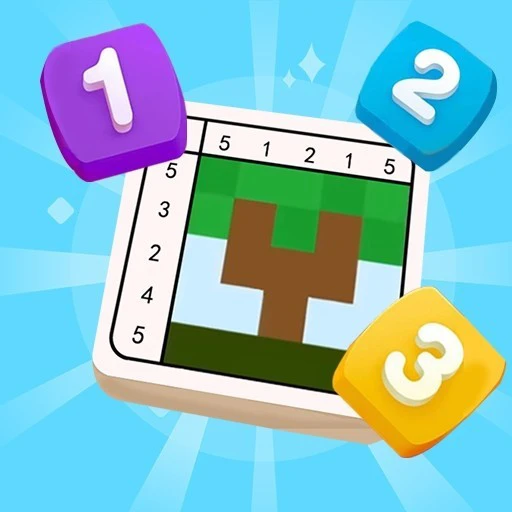 疯狂像素数字涂色ICON