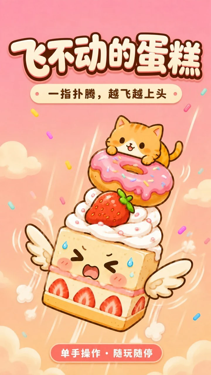 解压之飞不动的蛋糕_1