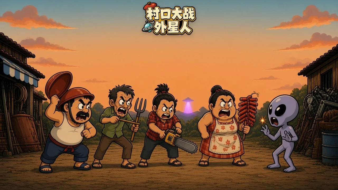 村口大战外星人_5