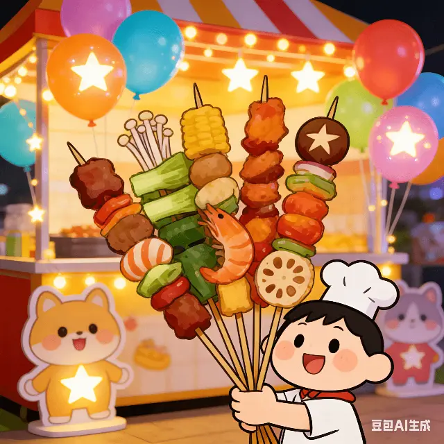 烧烤店串串香ICON