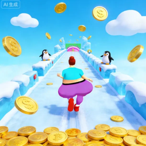 捡钱跑酷冲冲冲ICON