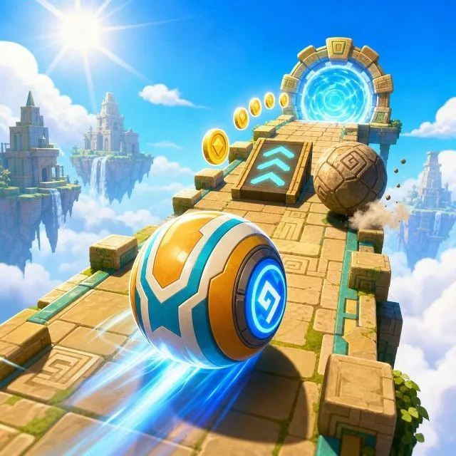 神庙天空球球酷跑ICON